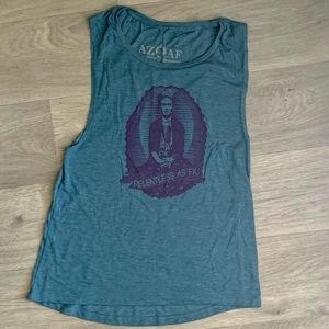 Sleeveless Frida Kahlo shirt